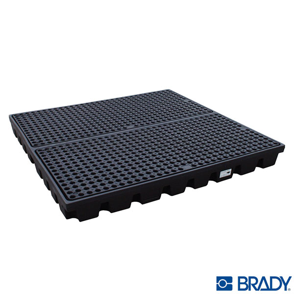 BA151038-90 Brady HSW-4-BB opvangbak 1600x1600x150 mm 232 liter zwart